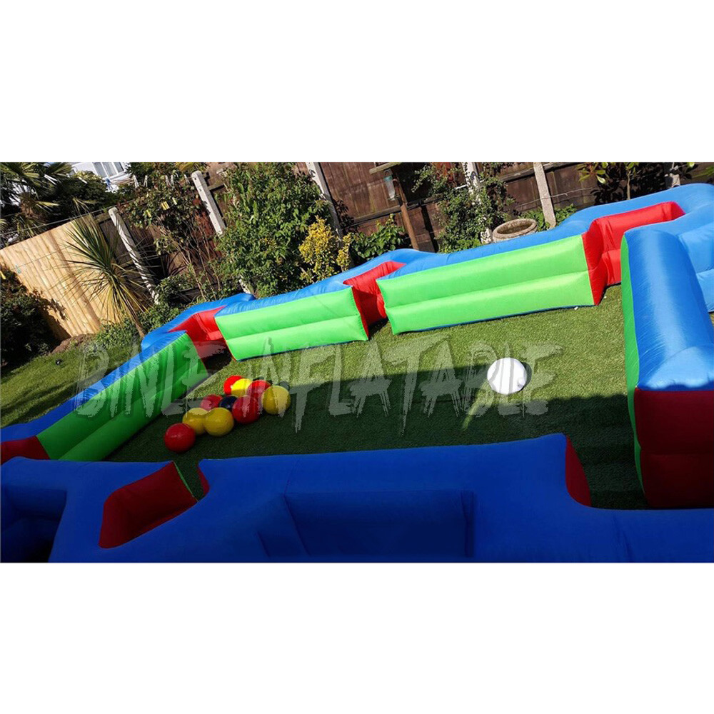 Hot Interactive Games Inflatable Table Soccer Inflatable Snooker Pool with golf