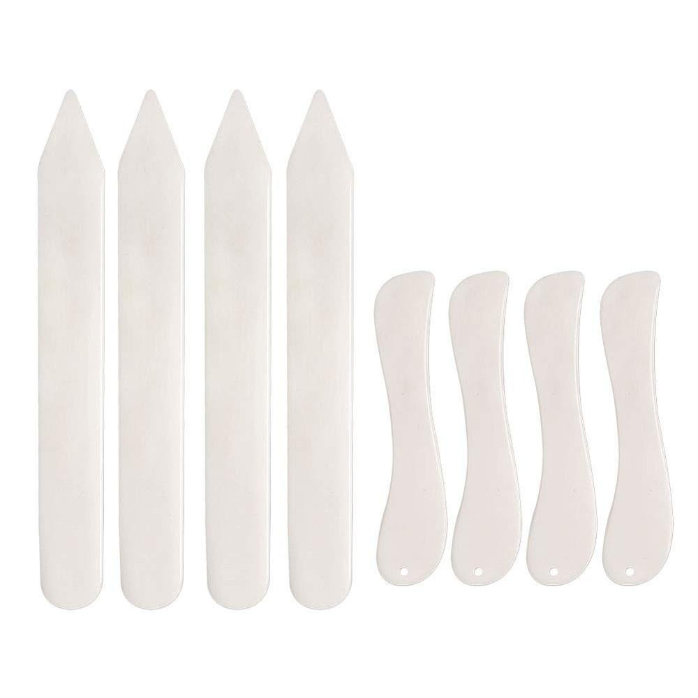 8 PCS Bone Folder Tool, Plastic Bone Folder Paper Creaser Set Scoring Tool fo...