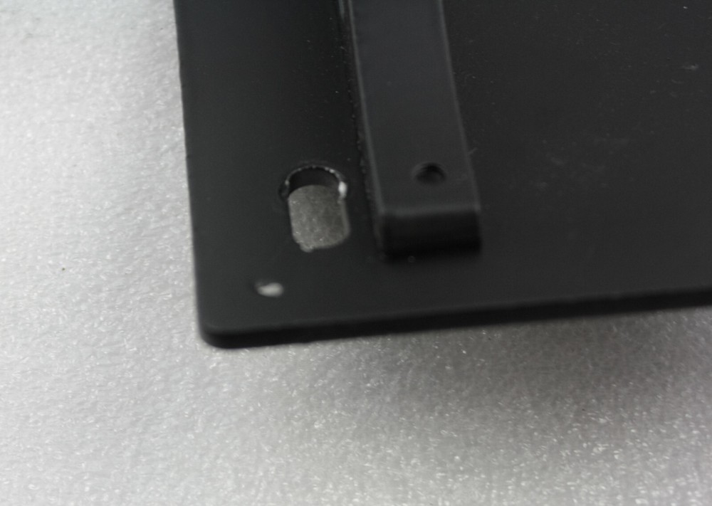 License plate holder (side) "curved" milled from solid incl. lighting...