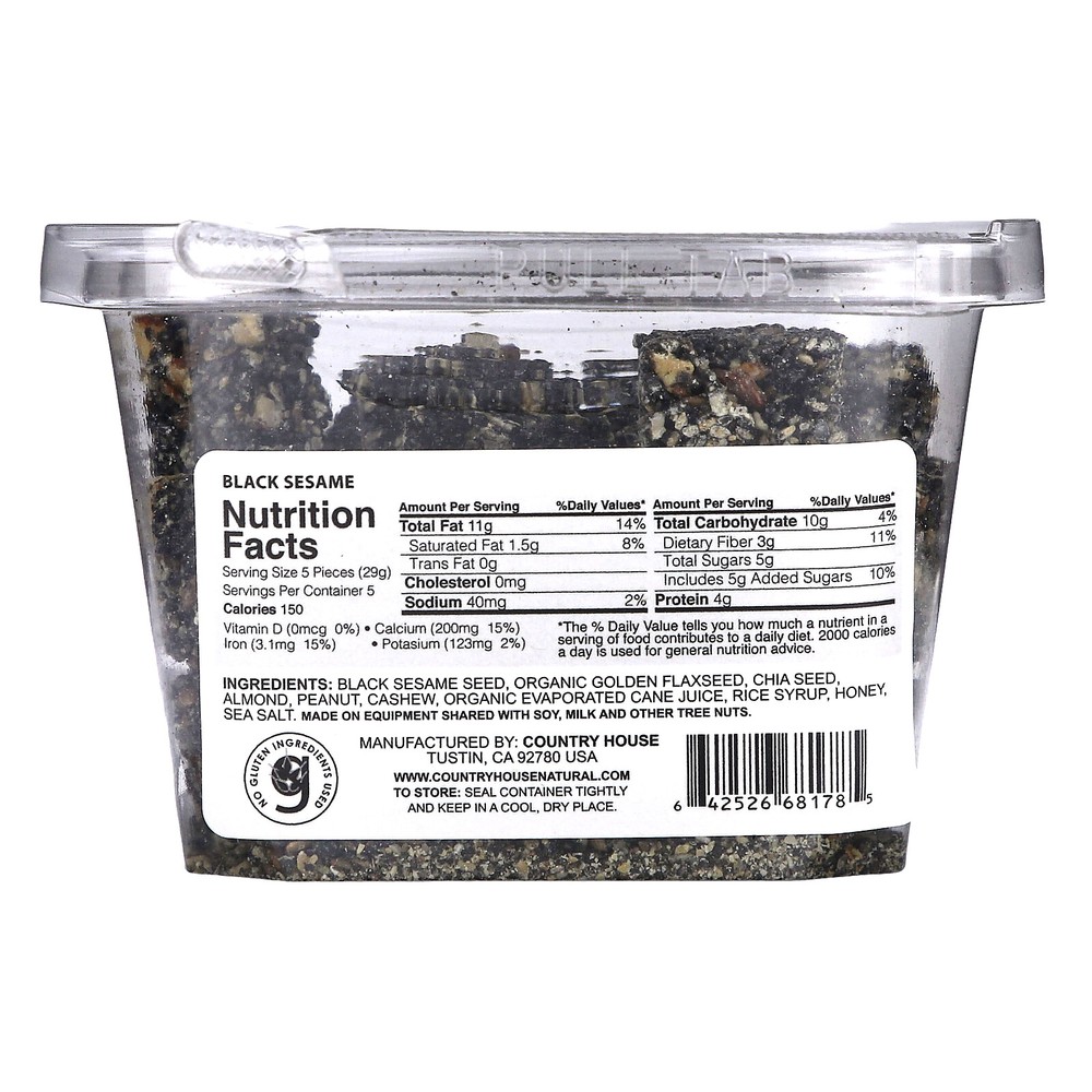 Black Sesame, Chia & Flaxseed, 6.5 oz (184 g)