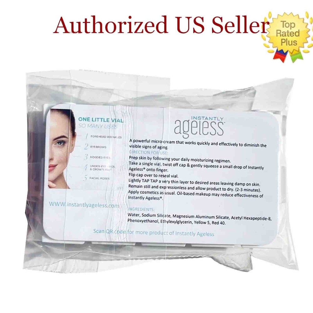 Instantly Ageless 5 Vials Facelift in seconds Exp: 01/2027 or Later