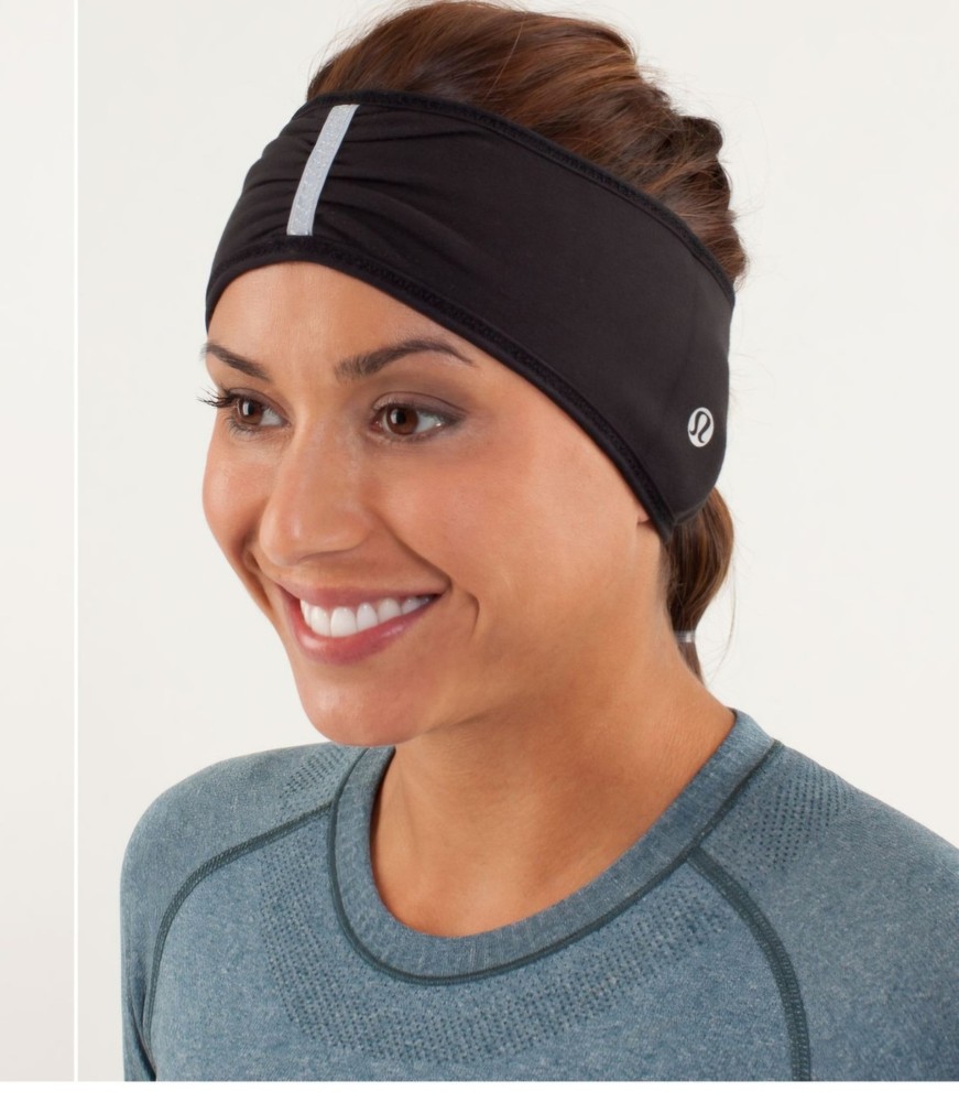 Lululemon Brisk Run Headband, Black