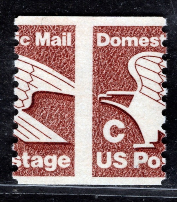 Perfectly Flawed MNH EFO Misperf Error SN 1947 - C Rate Eagle