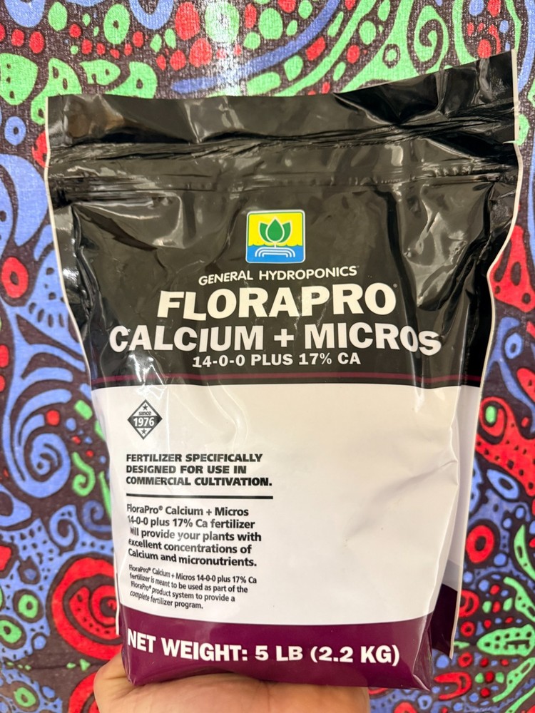 General Hydroponics FloraPro Calcium + Micros Soluble 5 LB