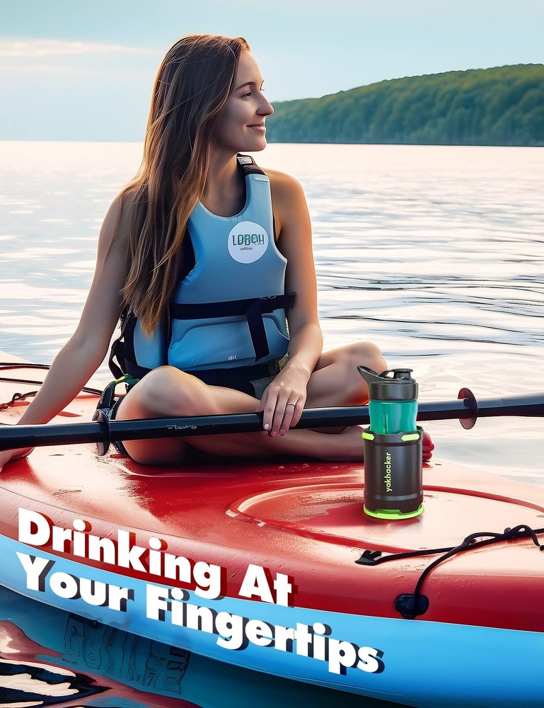 SUP Paddle Board Cup Holder with Rubber Tab Inflatable Paddle Board Accessory