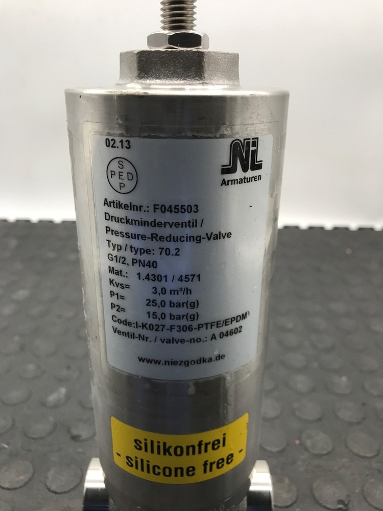 ARMATUREN Niezgodka F045503 Pressure Reducing Valve PN40 NEW