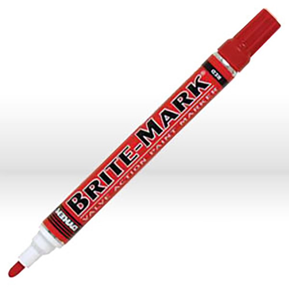 Permanent Red Marking Pen Oil Based Medium Tip Heavy Duty Bullet Tip