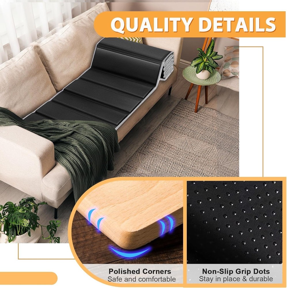 24''x72'' Folding Couch Support Board with 400 lbs Capacity - Fix Sagging Sofas