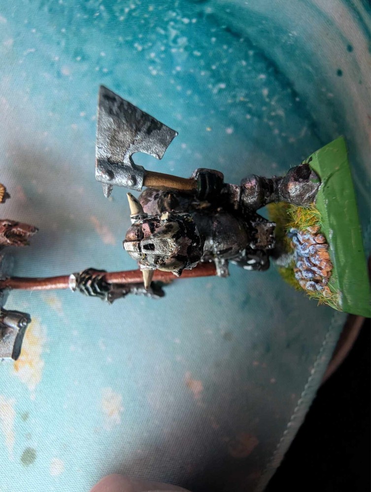 Warhammer Rare Metal Black Orks OOP x 24.