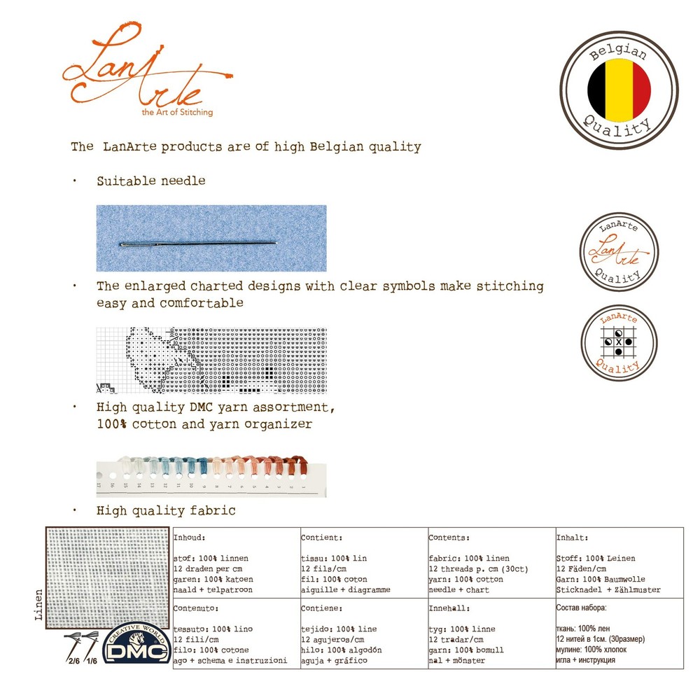 Vervaco Counted Cross Stitch kit (Bicycles)