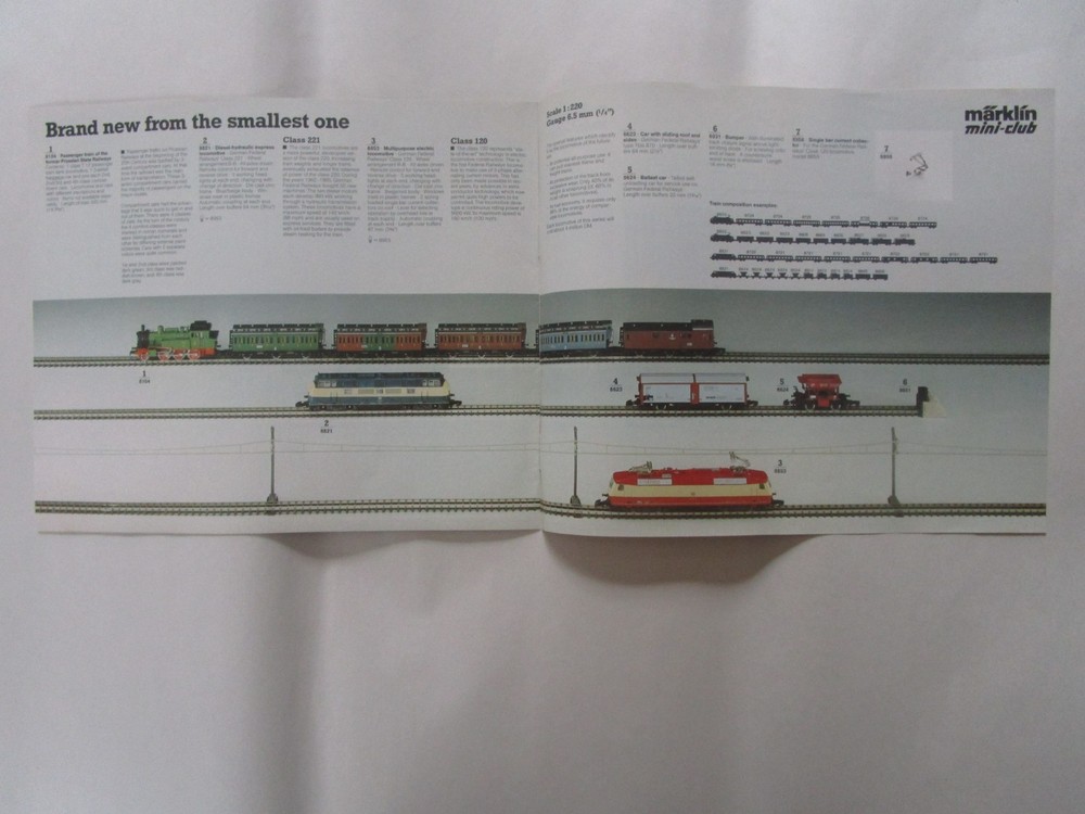 1981 Marklin Train Catalogs, 81 New Items, OH, Z, I
