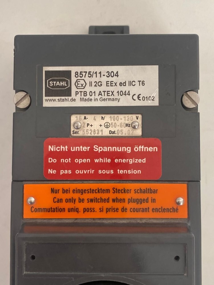 STAHL / SWITCH SOCKET / 8575/11-304 / PTB 01 ATEX 1044