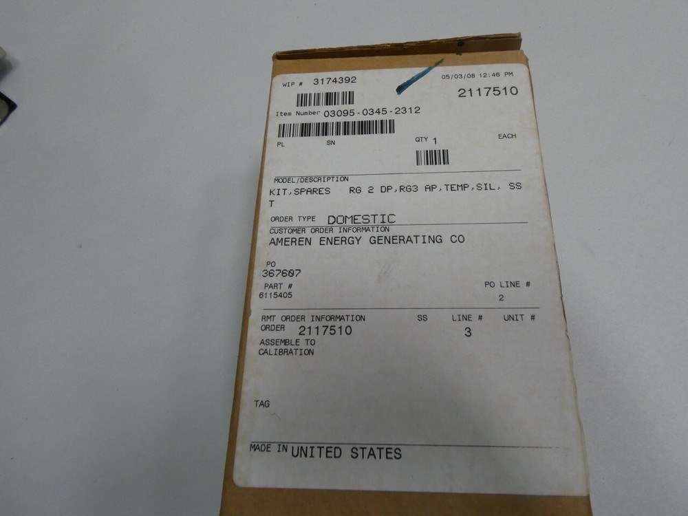 Rosemount 03095-0045-2312 Pressure Transmitter Sensor