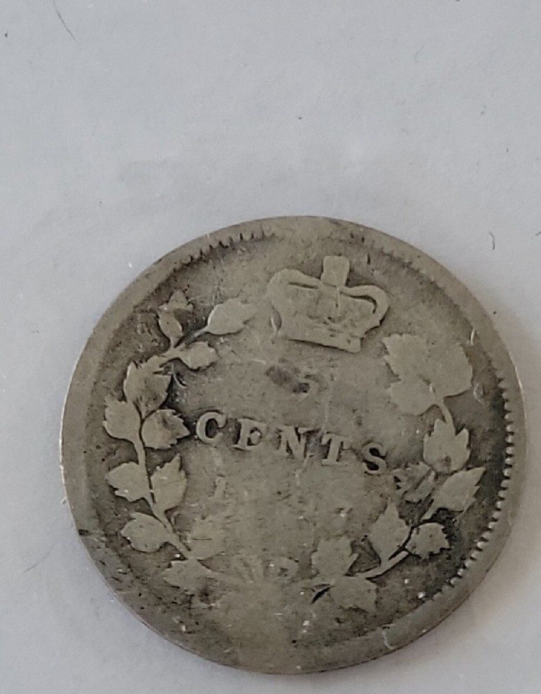 CANADA 5 CENT SILVER - 1897 (1672)
