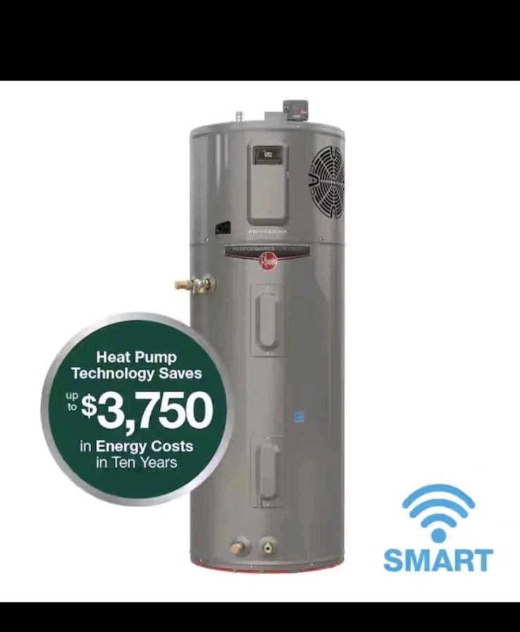 *READ DESC* Rheem Hybrid ProTerra Smart Tank 50 Gal. Water Heater XE50T10HS45U1