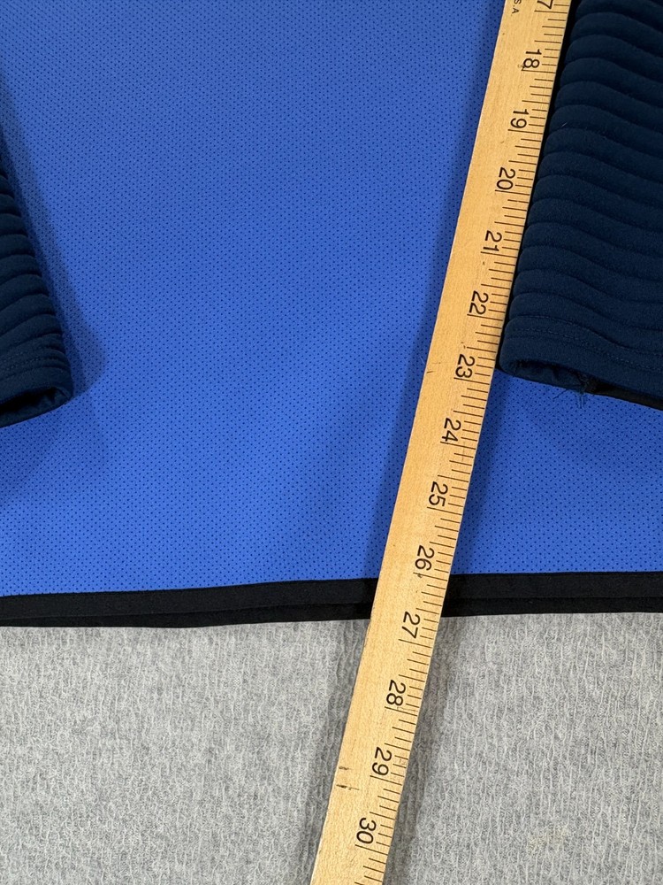 Under Armour Coldgear 1/4 Zip Golf Midweight Pullover (Men's Medium) Blue