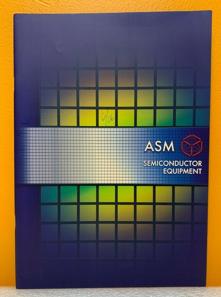 ASM Semiconductor Equipment Products Catalog.