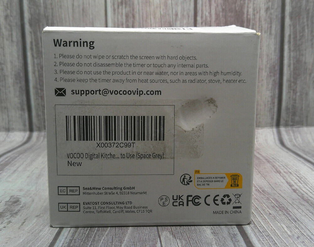 Vocoo VC5260 Space Grey, Digital Timer