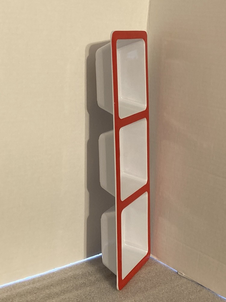 Coca-Cola divided snack tray rectangle shaped