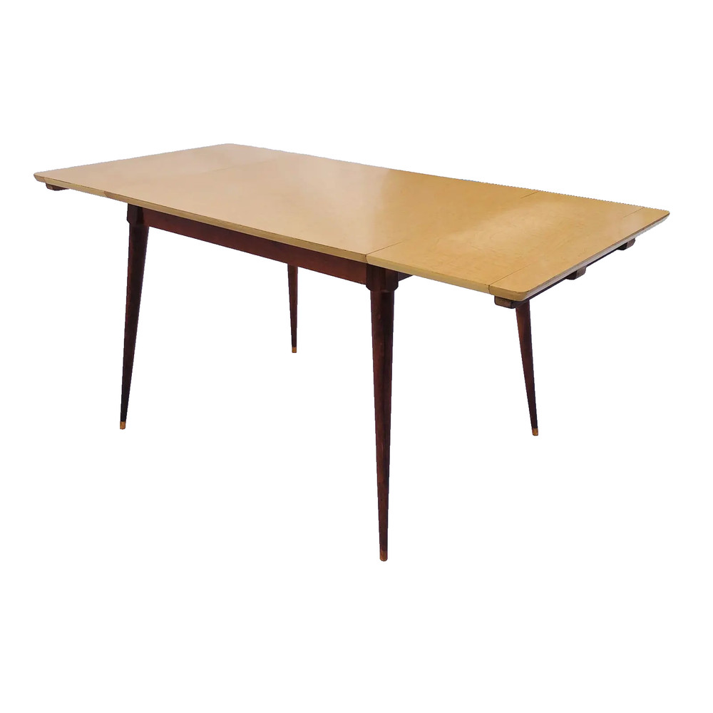 Midcentury 2 Leaves Kitchen/Dining Table