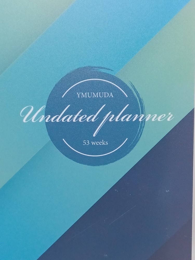 YMUMUDA UNDATED PLANNER WEEKLY MONTHLY 53 Weeks