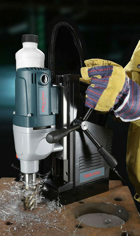 Portable Electric Magnetic Drill Press Drilling Machine Surface Drilling 220V