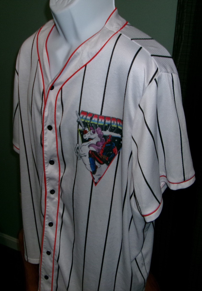 Marvel DEADPOOL Baseball Style Jersey 3XL. Great Looking