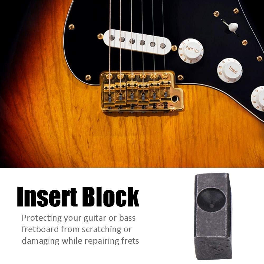 6Pcs Electric Guitar Tremolo Bridge Saddle, Clamp Locking String Insert...