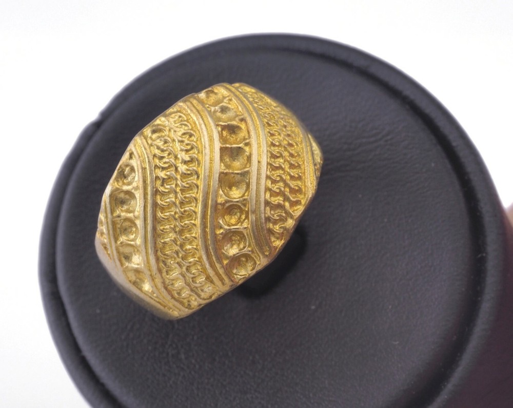 Adjustable Ring Bezel - Raw brass (18mm 7.5US inner size - Adjustable ) OZ2845