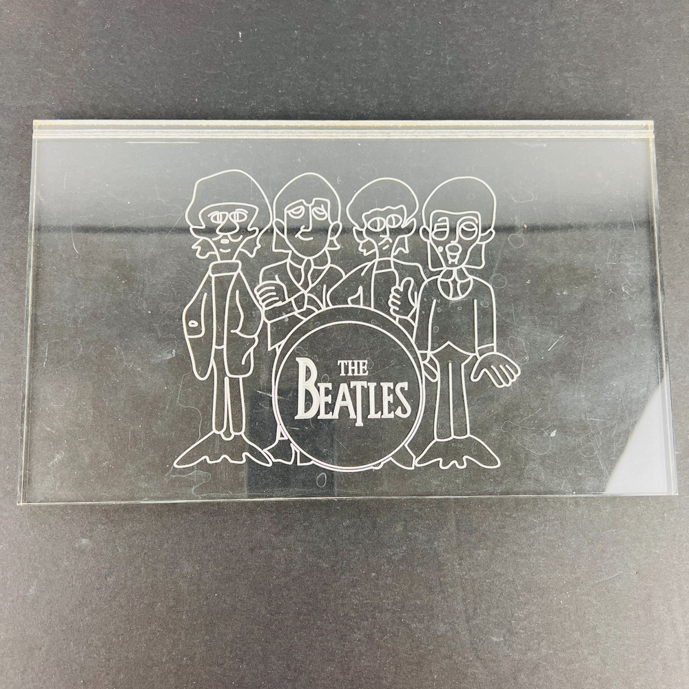 The Beatles Rectangular Plexi-Glass Plate