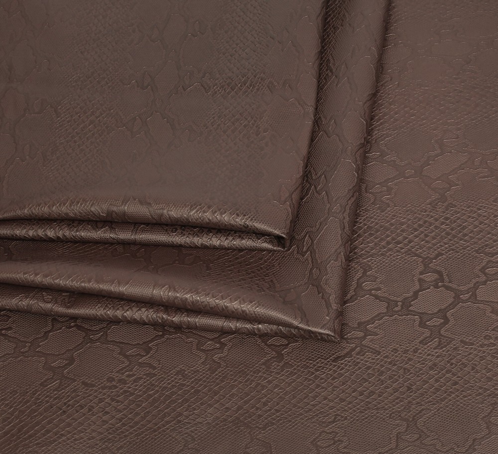 Python Lamb Skin Brown Color (100% Genuine skin)