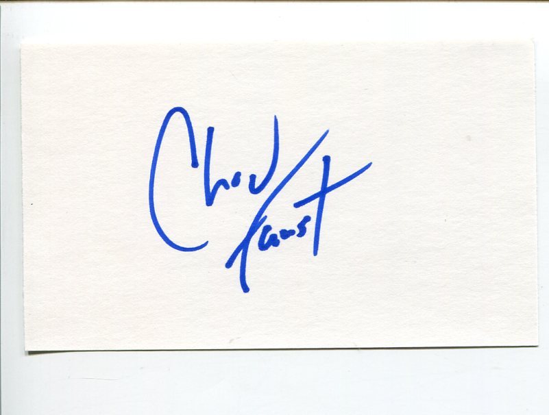 Chad Faust The 4400 Descent Heroes Saved Tamara Signed Autograph