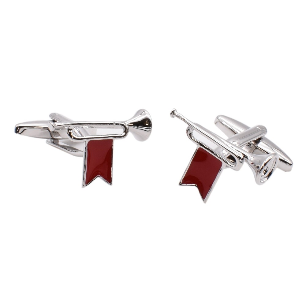 Bugle Cufflinks Presented in a Gift Box