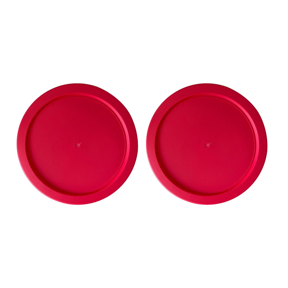 2 Replacement Lids for Pyrex 4-CUP Storage Cover 6" Container 7201-PC RED