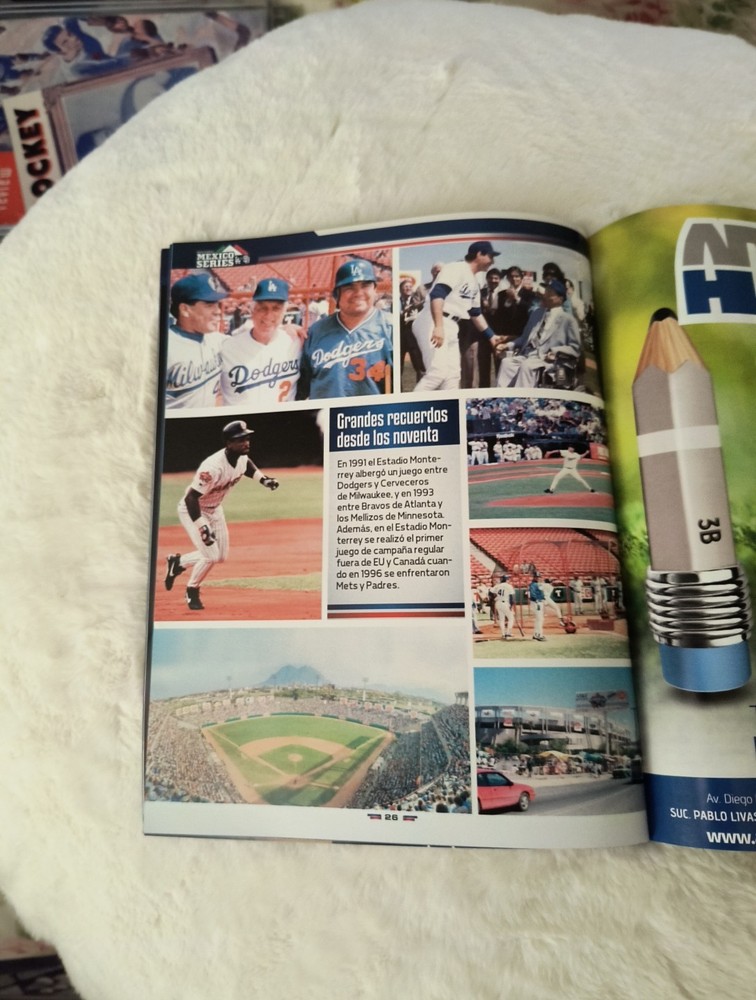 2018 Dodgers/Padres Monterrey Mexico Program
