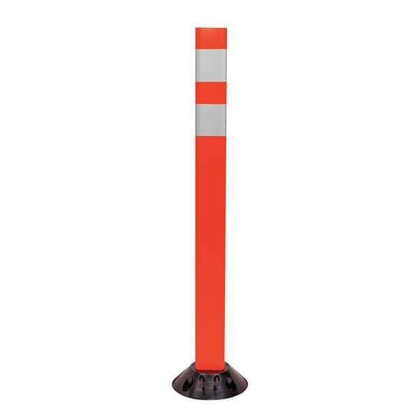 Delineator Post, Polyurethane, High-Intensity Prismatic, 36" Height, 3.5 Lb,