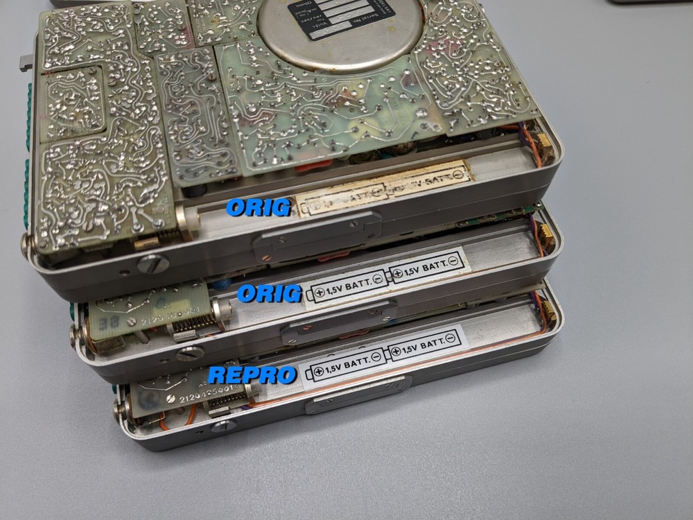 Nagra SN Battery Label - Reproduction
