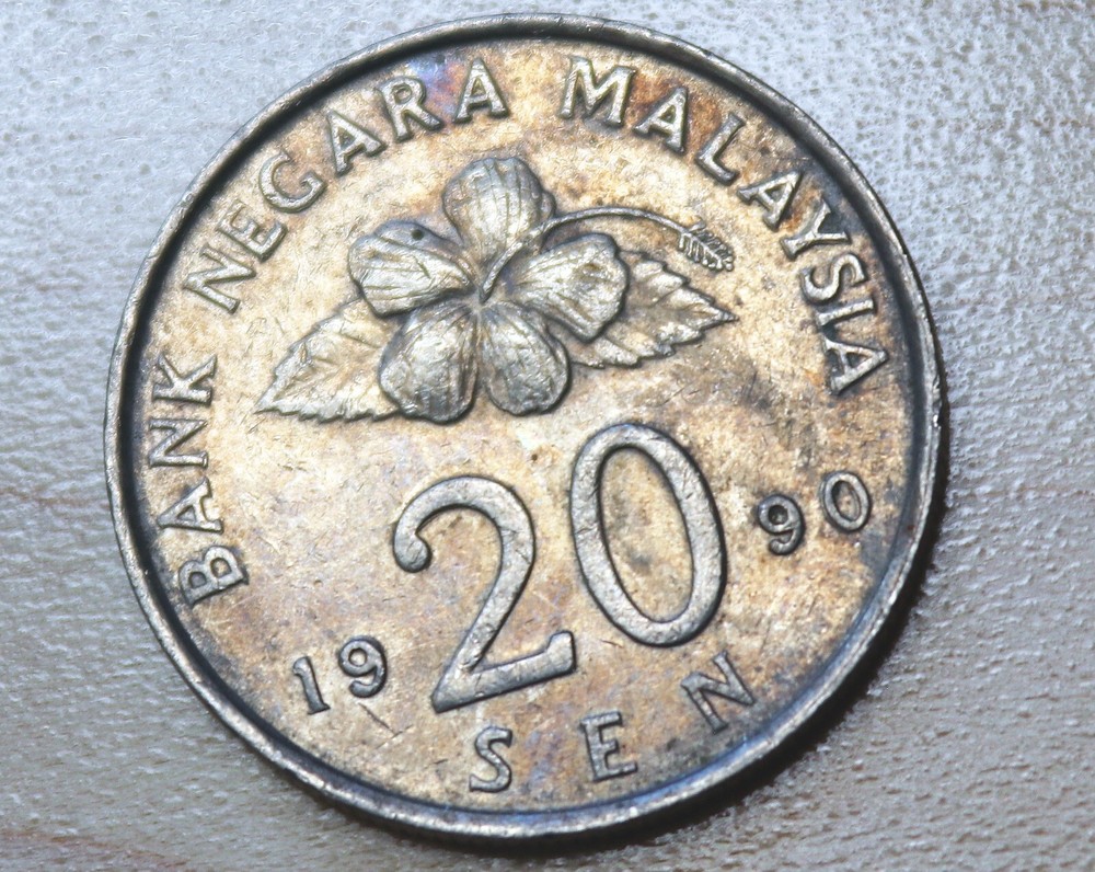 1990 Malaysia 20 Sen