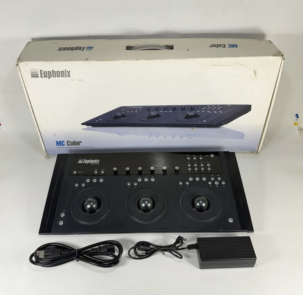 Euphonix by Avid MC Color Grading Control Surface with Power Supply in Box