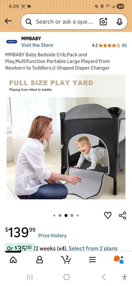 mmbaby pack and play