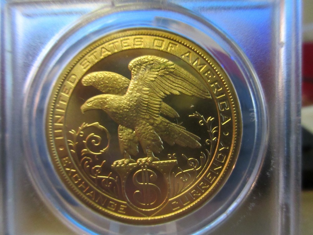 2013 Daniel Carr Exchange Currency Brass ANACS MS 69