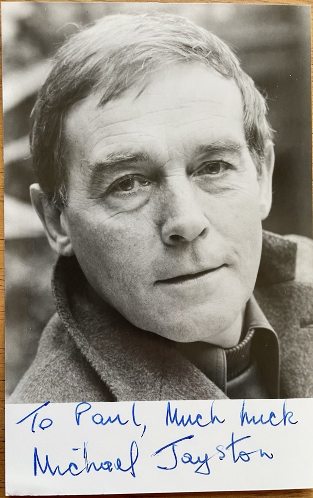 Actor Michael Jayston Autographed Photo