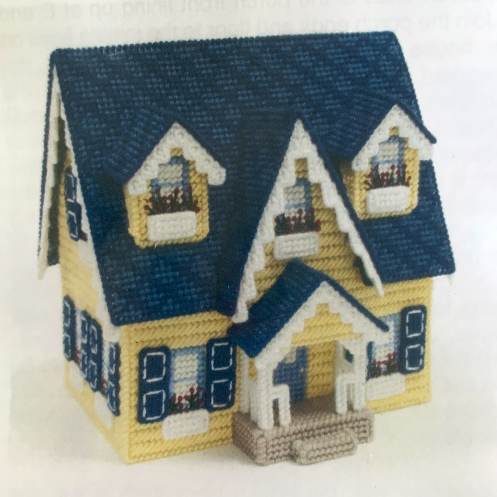 Mary Maxim YELLOW CAPE COD 17882  Plastic Canvas Kit