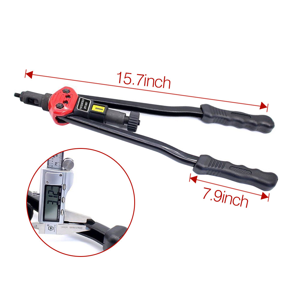 16” Hand Rivet Nut Tool Rivet Nut Setter Kit Hand Blind Riveter Gun