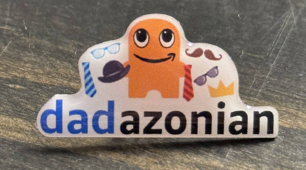Dadazonian Father's Day Amazon Peccy Pin