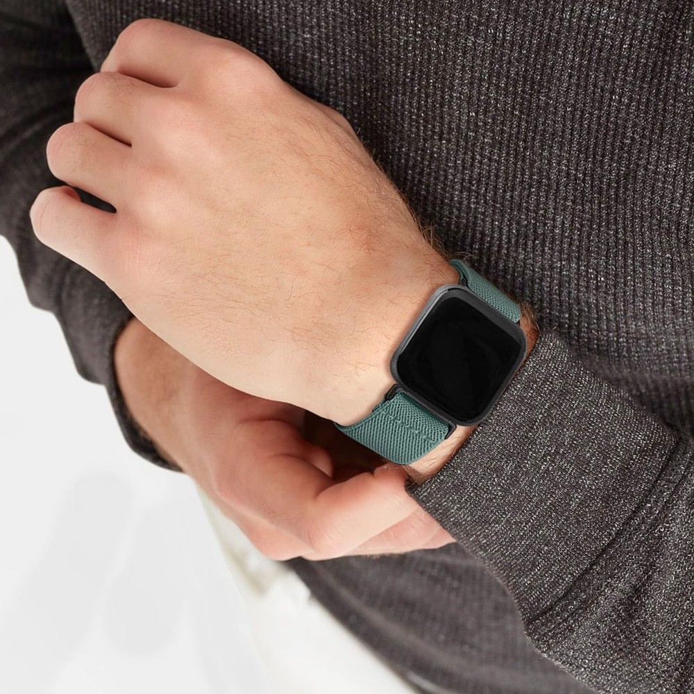 8 Pack Elastic Bands With Fitbit Versa 2/Lite/SE for Men, Adjustable Stretchy...