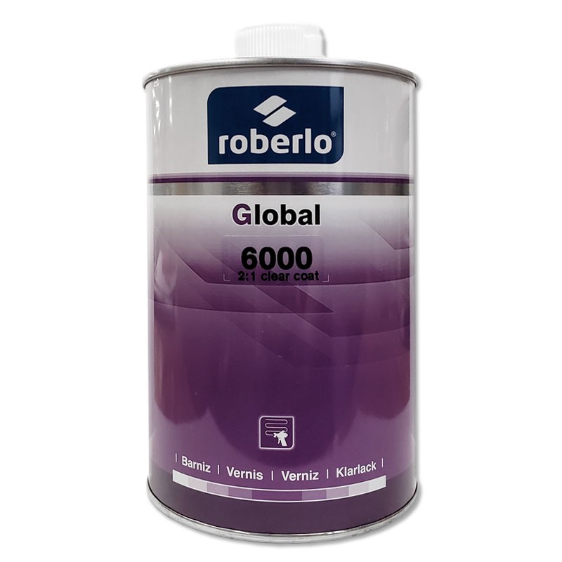Roberlo 2:1 Polyurethane Acrylic Clear Coat, Global 6000