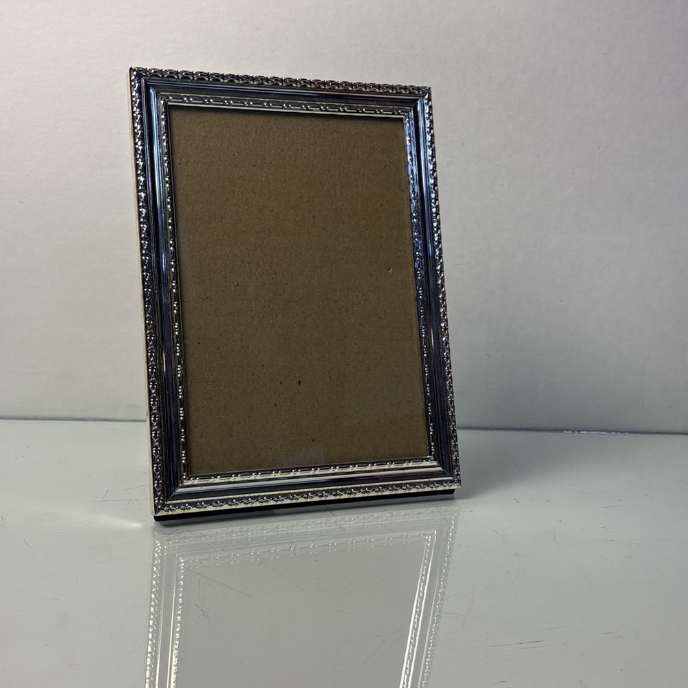 Silver Tone Standing 5” X 7” Picture Frame
