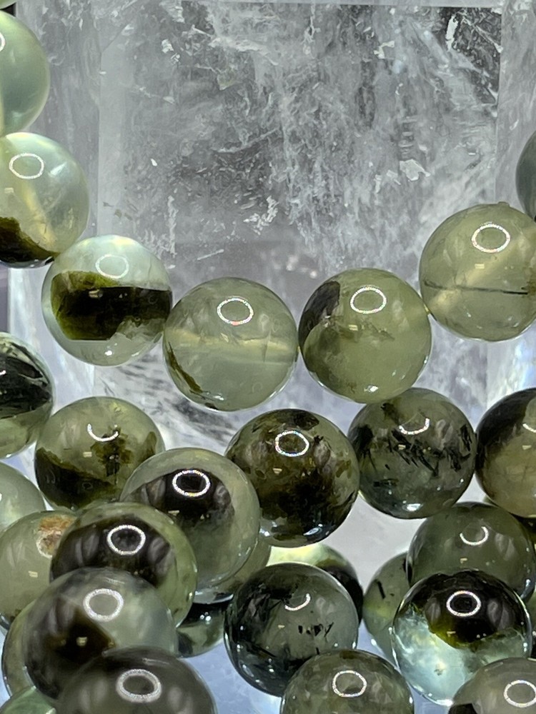 natural prehnite bracelet