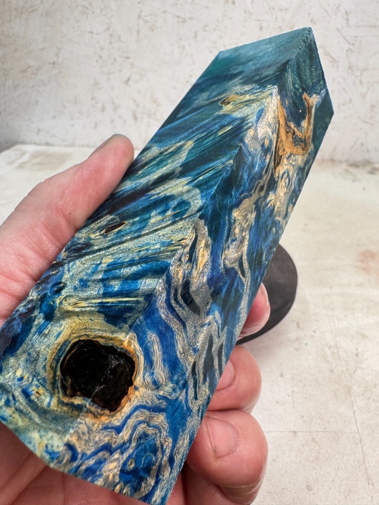 Stabilized Box Elder Burl Turning Blank | Game or Duck Call | SBEB 1230